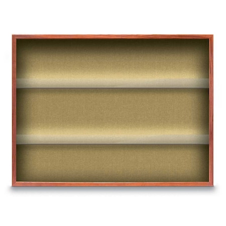 United Visual Products Outdoor Enclosed Combo Board, 48"x36", White Frame/Burgundy & Cloud UVCB4836ODW-BURGUN-CLOUD